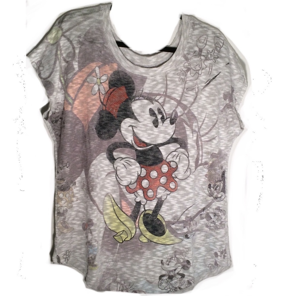 🎒 BTS SALE 📚    Disney Minnie Mouse Lightweight Knit Sweater, [Sz L] NWOT